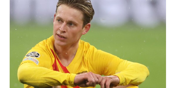 Las lágrimas tristes y desamparadas de Frenkie de Jong